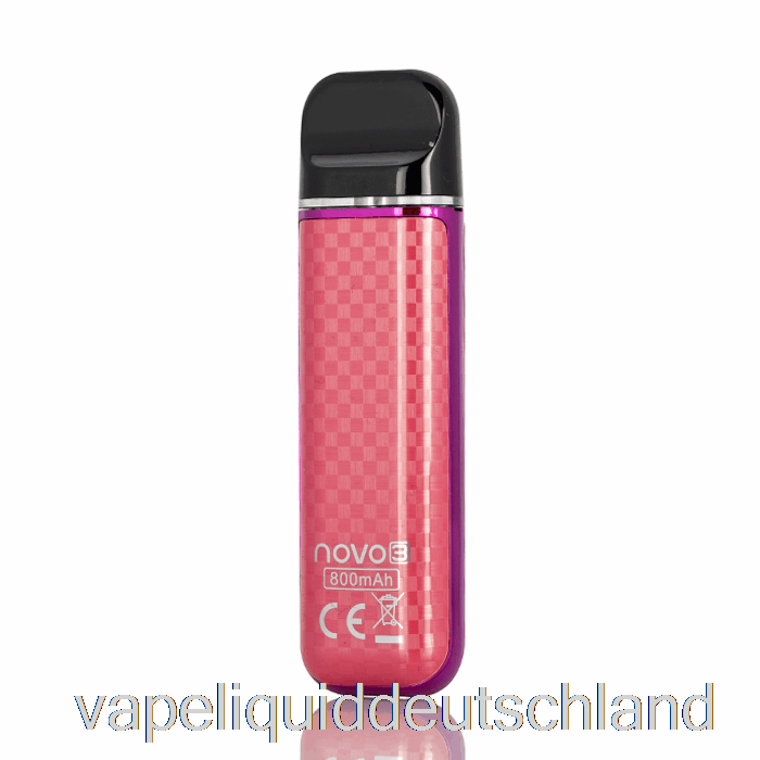 Smok Novo 3 25 W Pod-System Lila Rot Kohlefaser Vape Deutschland